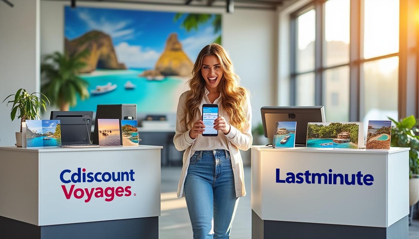 découvrez notre comparatif entre cdiscount voyages et lastminute pour dénicher les meilleures offres de last minutes. analyse des prix, services et destinations pour vous aider à choisir le site idéal pour vos vacances de dernière minute.