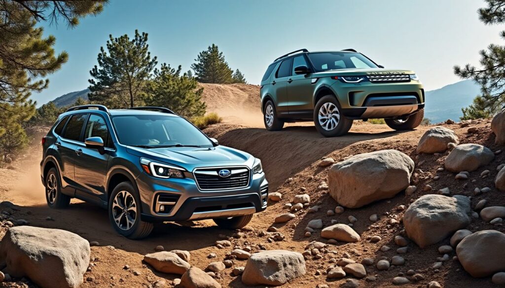 découvrez notre comparatif exhaustif entre subaru et land rover pour déterminer quel 4x4 excelle en tout terrain. analysez les performances, la maniabilité et les caractéristiques des deux marques pour faire le meilleur choix.